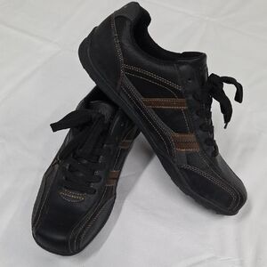 Perry Ellis Black and Brown Sneakers